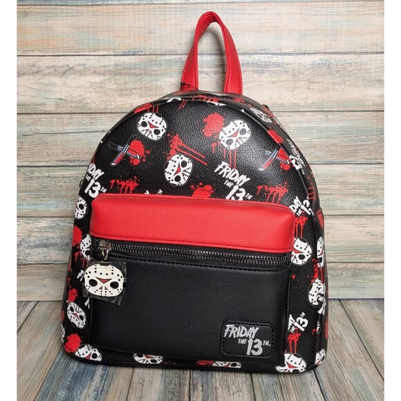Jason Voorhees Friday the 13th Bioworld Mini Backpack NWT Horror Slasher Funko - Picture 1 of 6